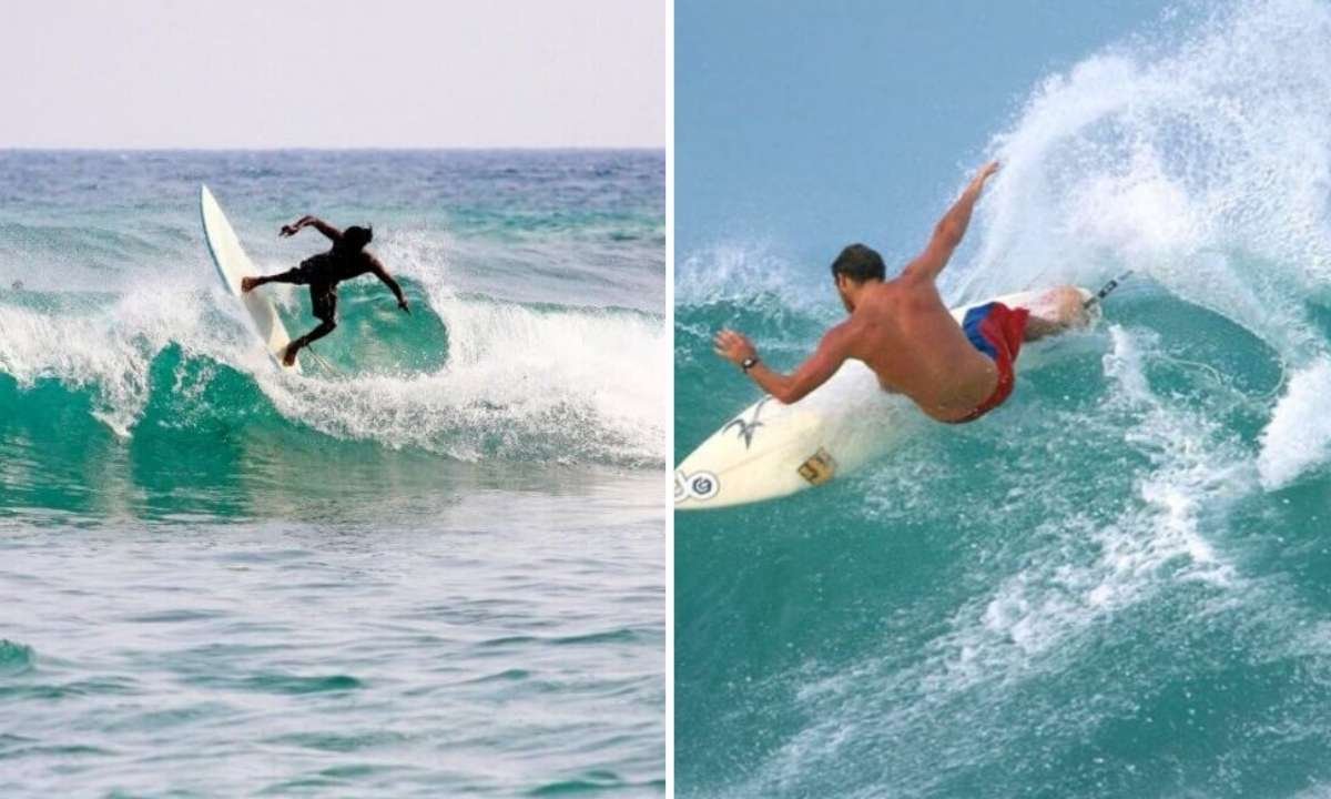 Unawatuna Beach Surfing