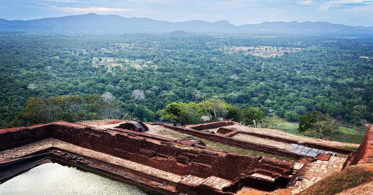 Spitze des Sigiriya