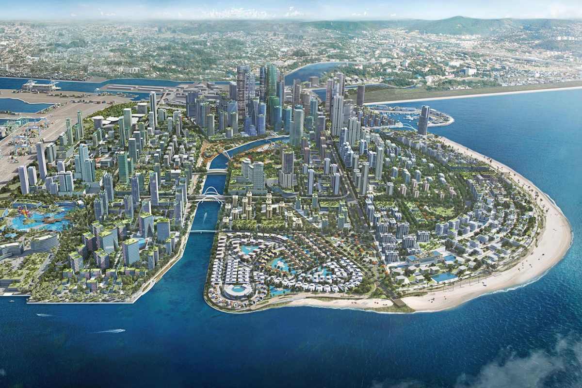 Przyszłość miasta Colombo Fort City 