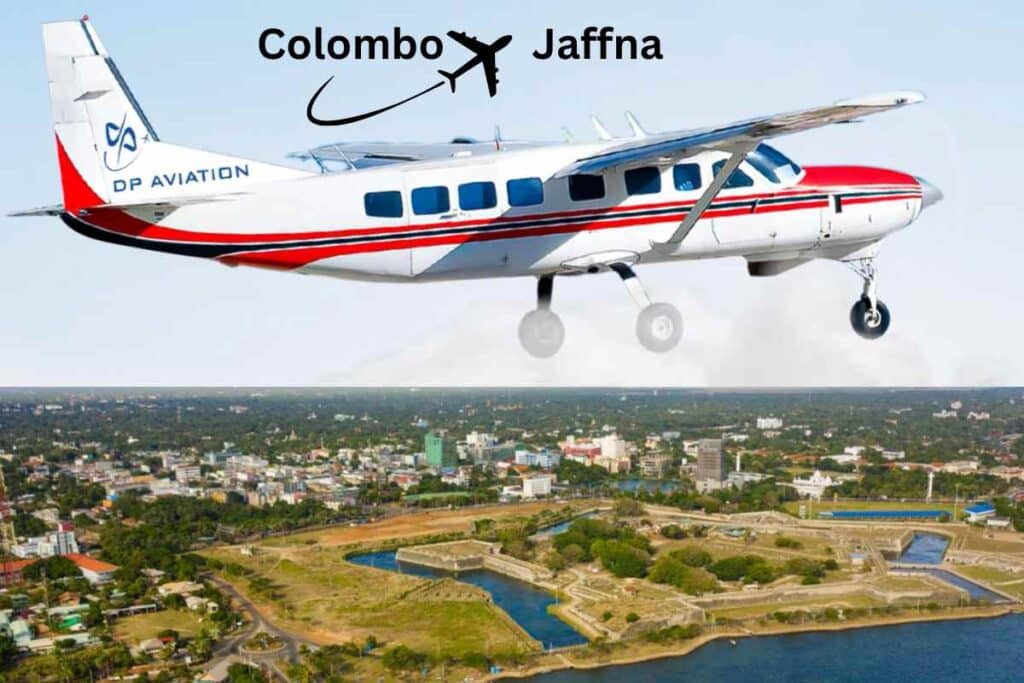 Flug von Colombo nach Jaffna