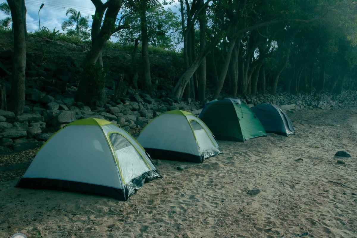 Camping at Kalawewa 