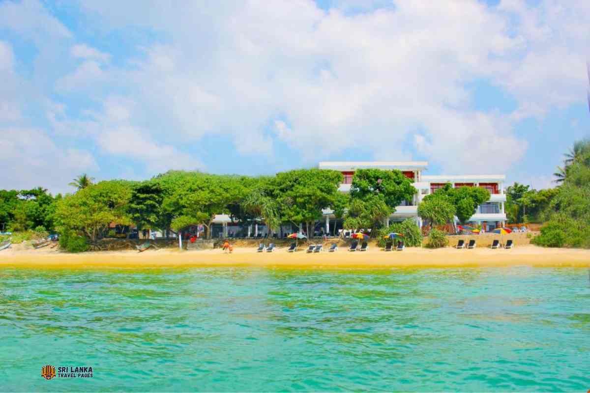 Paradise Beach Resort & Diving School - eines der besten preisgünstigen Strandhotels in Mirissa mit Pool